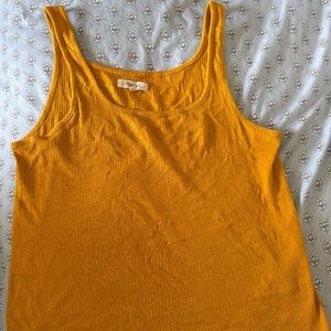 Madewell tank yellow